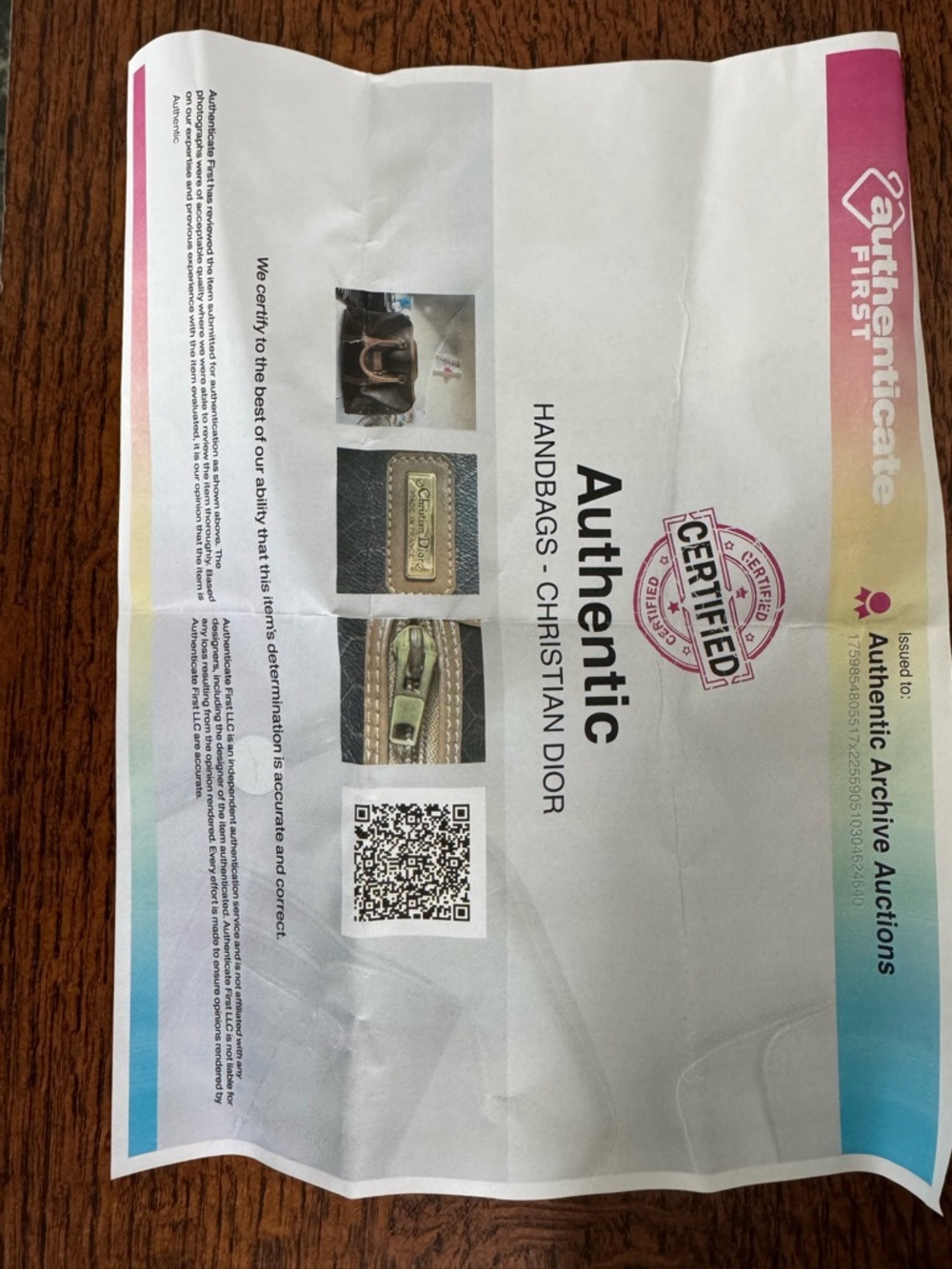 Christian Dior Honeycomb Boston Bag Brown & Tan with COA - Picture 12 of 16